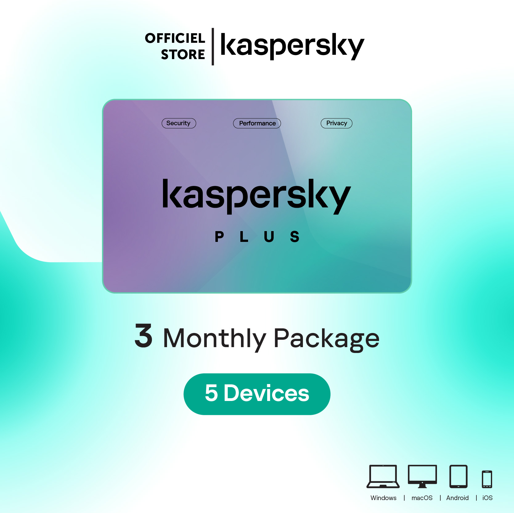 Kaspersky Plus 5 Devices 3 Months